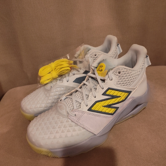New Balance Coco CG2 Gauff  Women’s Sz 10/10.5 Men's Sz 8.5/9 WIDE Blue Yellow - Picture 1 of 14